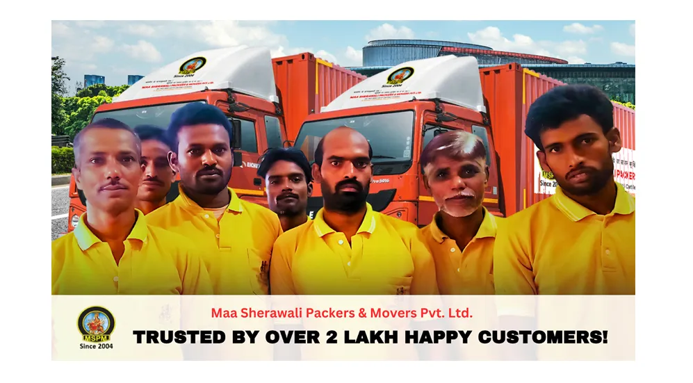 Maa Sherawali Packers and Movers Team Banner