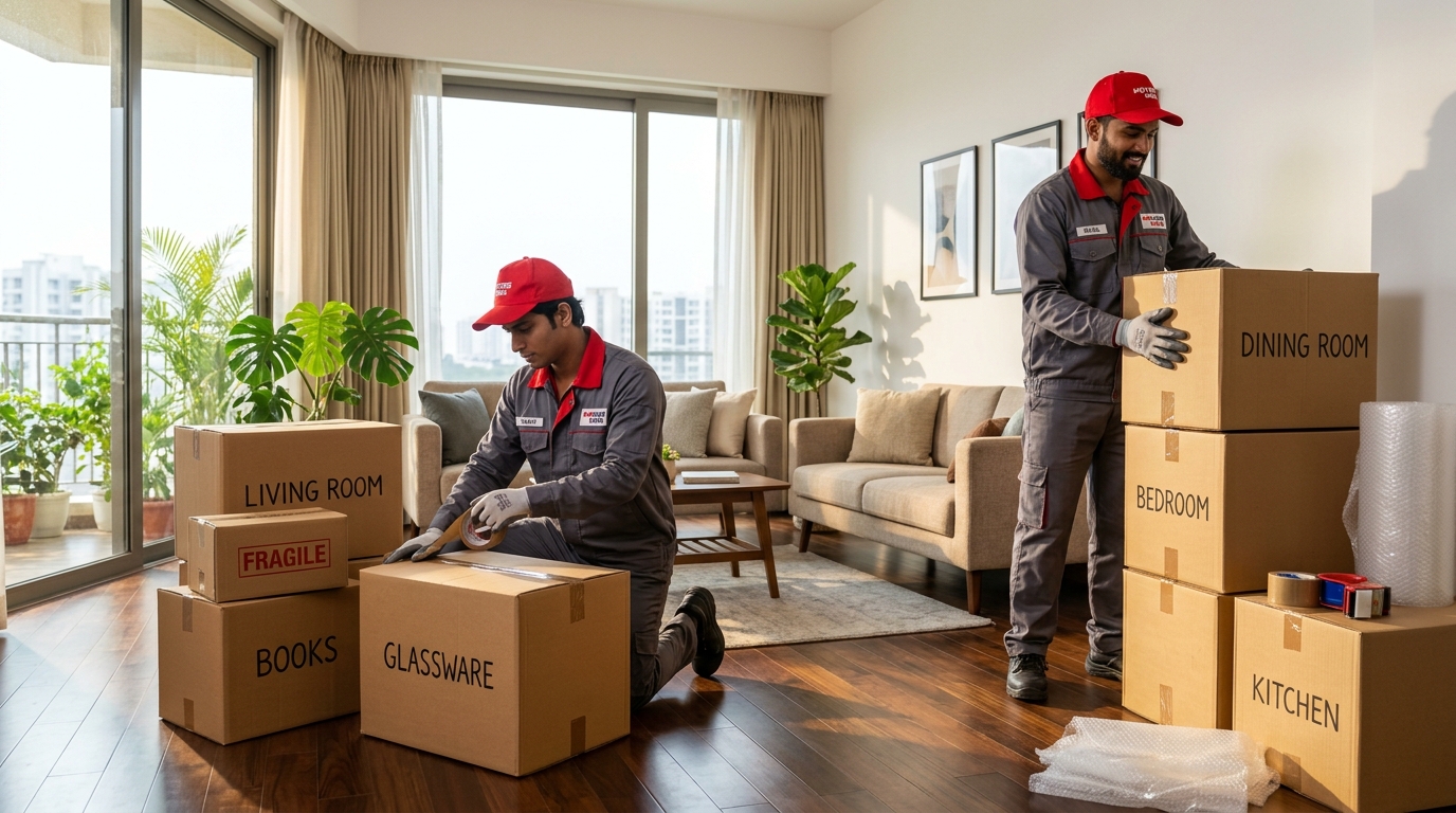 Professional Relocation Crew on Site