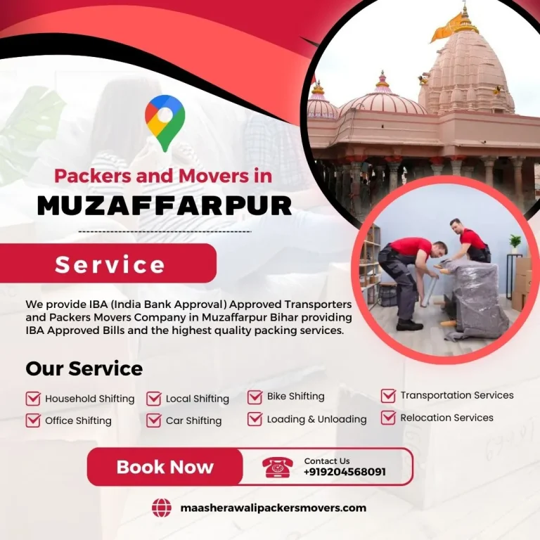 Packers and Movers in Muzaffarpur