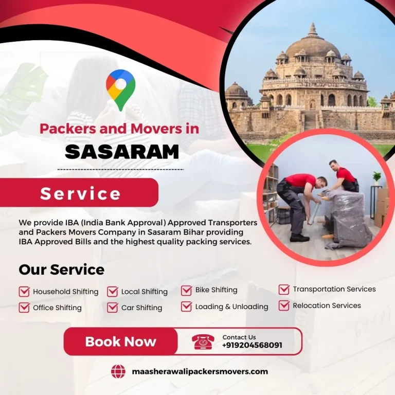 Packers and Movers in Sasaram